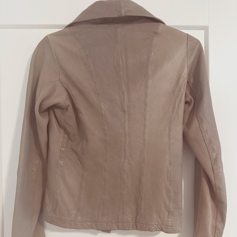 All Saints leather biker jacket XS Small